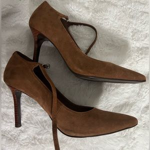 LAUREN Ralph Lauren Suede Ankle Strap Heels